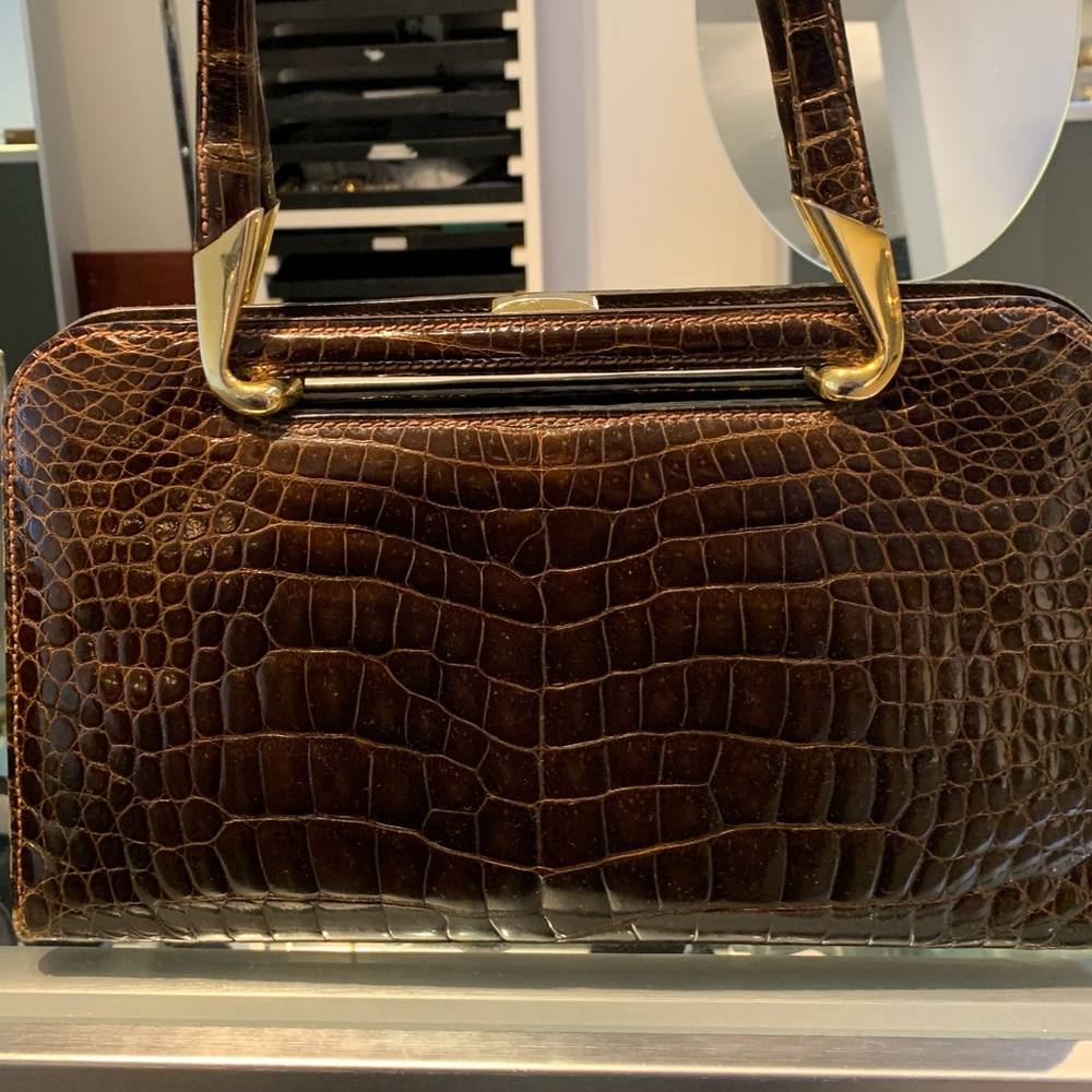 Alligator handbag